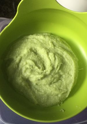 Foto resep Mpasi Salmon Kentang Brokoli 7 bulan +