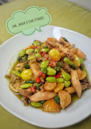 Foto resep Cumi tumis fethaii...(baca : pete)