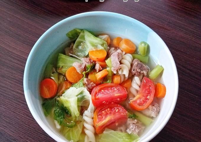 Cara membuat Sup Sayur Daging ala Racik Cara membuat Sup Sayur Daging ala Racik