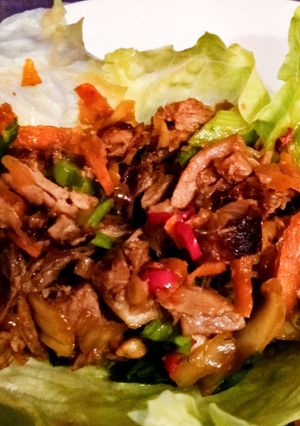 A picture of Leftover Duck San Choy Bau.