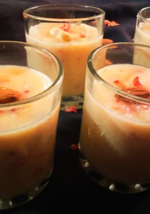 A picture of Carrot Phirni.