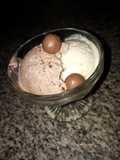 Home made vanilla and chocolate icecream