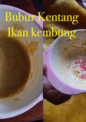 Foto resep Mpasi 6 bulan kentang dan ikan kembung
