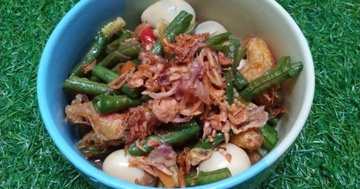 Resep Oseng Kacang Panjang Telor Udang Oleh Kharisma Est Cookpad