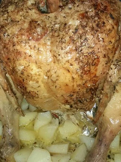 Una foto de Pollo sentado a la cerveva
