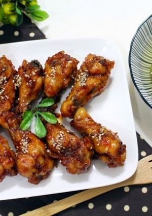 Hình của món Đùi gà kho nước tương.
