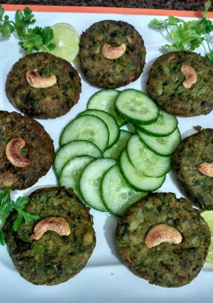 A picture of Hara bhara kabab.