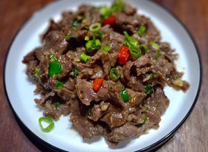 Foto resep Daging Goreng Cabai Garam