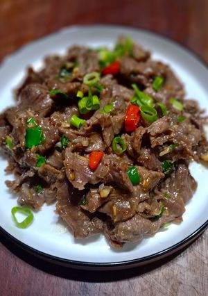 Foto resep Daging Goreng Cabai Garam