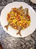 Tumis Ikan Asin Peda