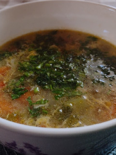 Una foto de Sopa de pollo