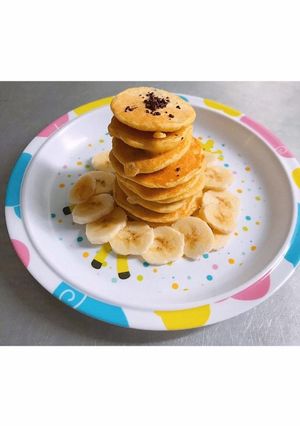 Una foto de Hot cakes de plátano