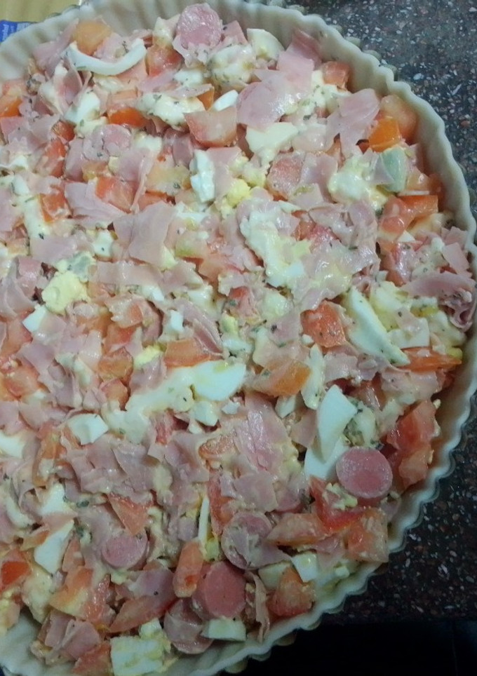 Una foto de Tarta de Jamón y queso 🧀