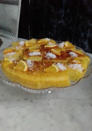 صورة لوصفة بسبوسة البرتقال