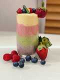 Colourful Smoothie Glass