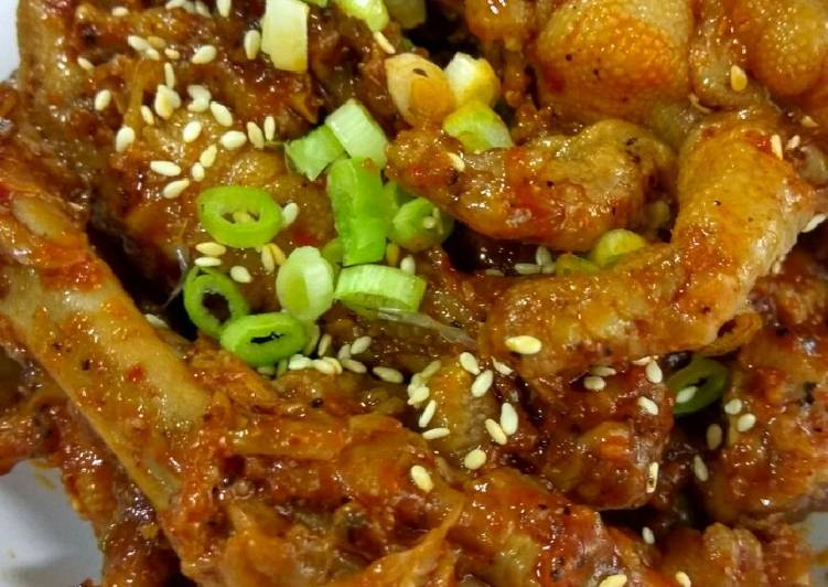 Bagaimana Menyiapkan Spicy Korean Chicken Feet Anti Gagal
