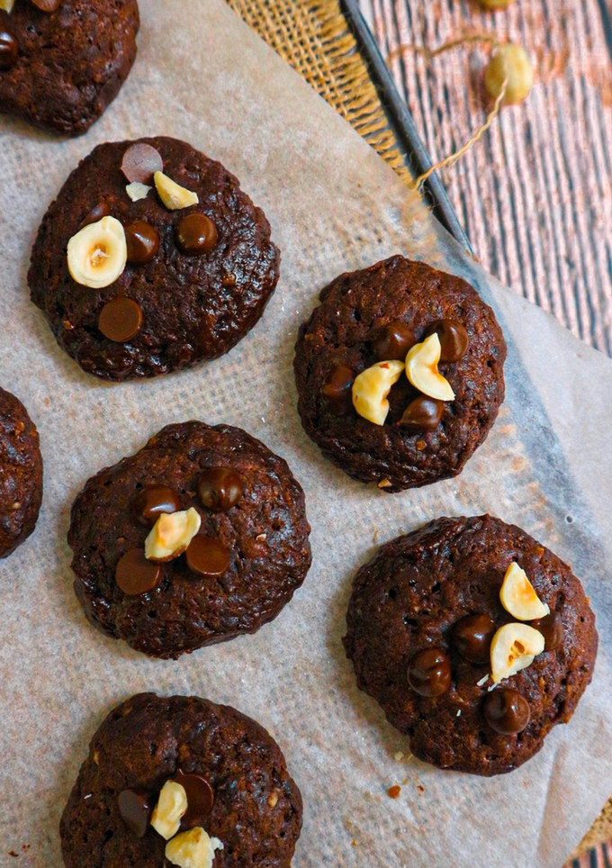 Una foto de Galletas de chocolate al microondas 🍪