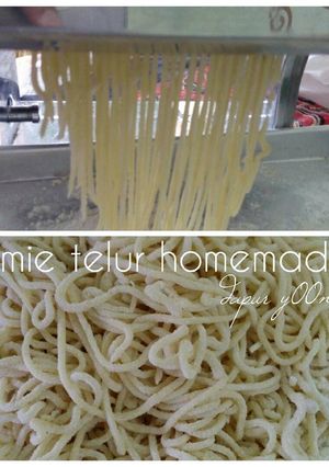 Foto resep Mie telur homemade