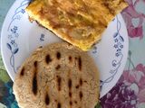 Huevos revueltos con migas de arepa