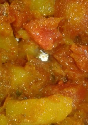 A picture of Gajar Aloo.
