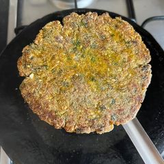 A picture of Gluten-free Veggie Missi Paratha { Good For Weight Loss }.