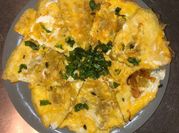 Una foto de cilantro tortilla