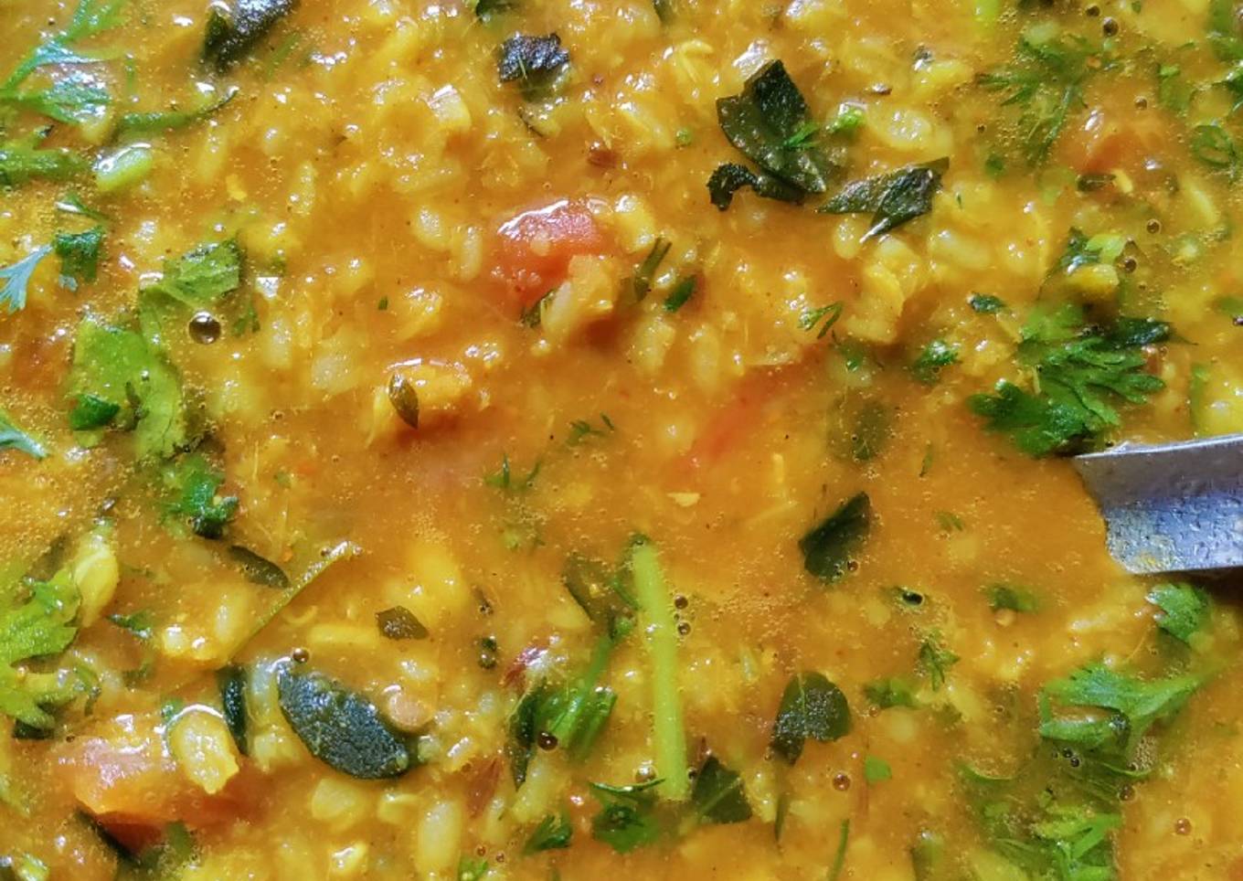 Leafy Dal fry