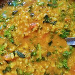 A picture of Leafy Dal fry.