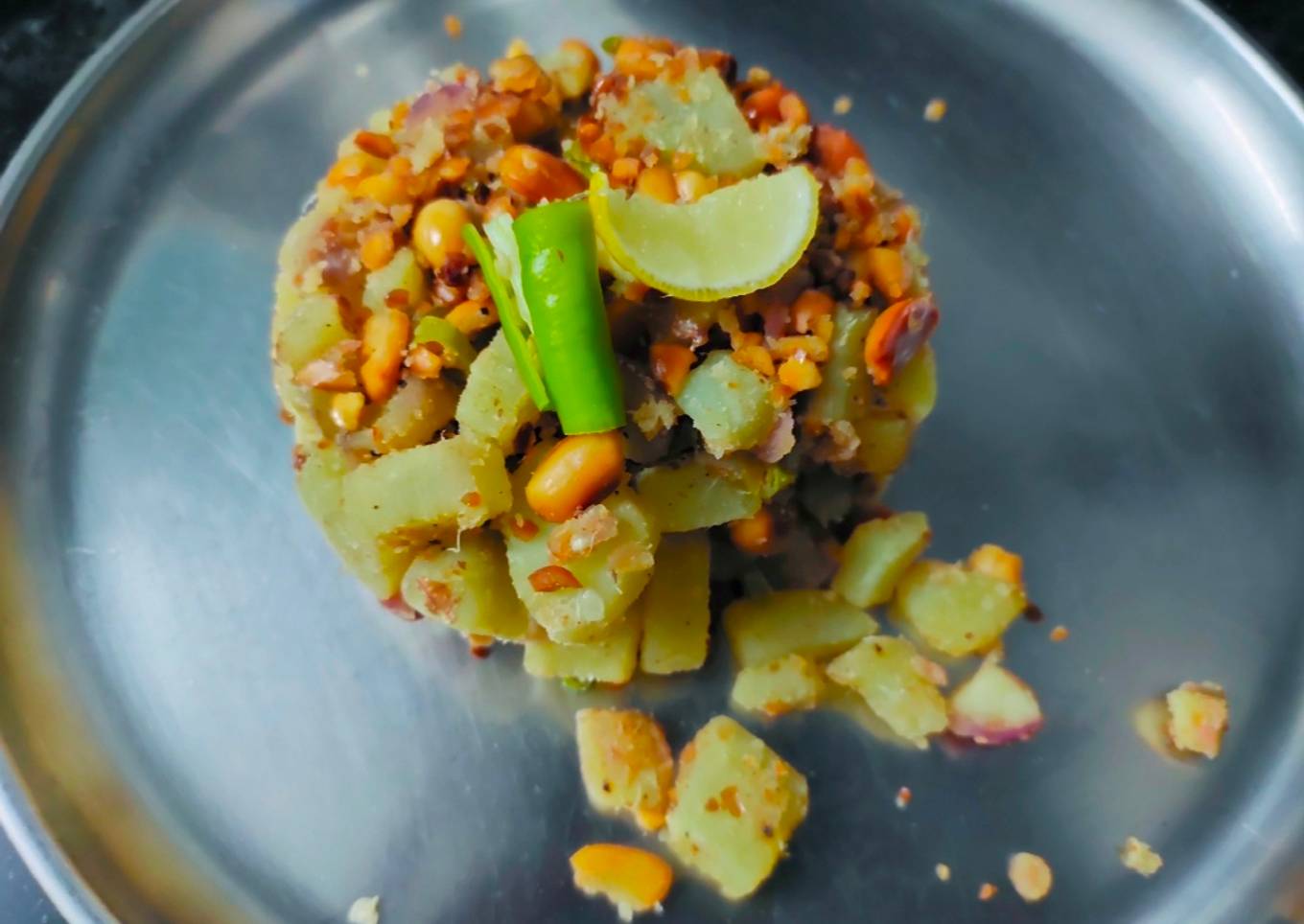 Sweet potato peanut chat