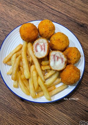 Foto resep Chicken Cordon Bleu Bites