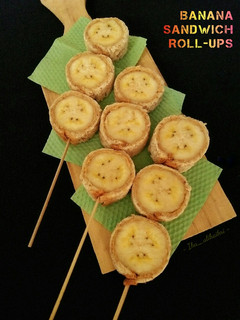 Foto resep Banana Sandwich Roll-ups (Sandwich Pisang Gulung)