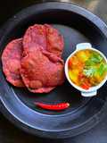 Beetroot Poori aur Sabji