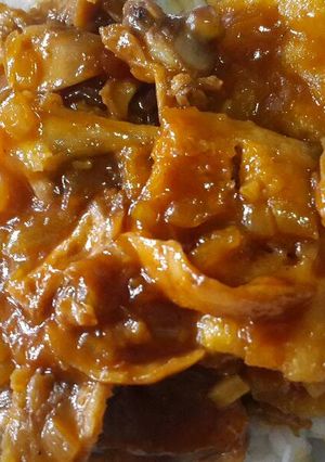 Foto resep Nasi Ayam Saus Tiram Pedas