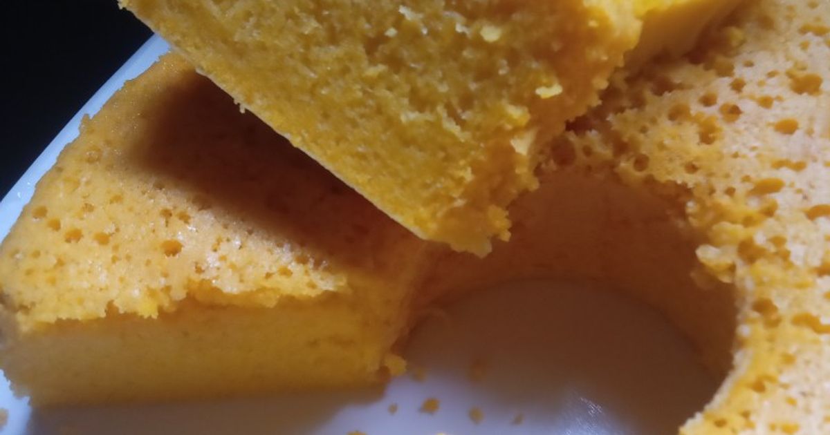 Resep Cake Labu Kuning (No Sp, Bp Dan Pewarna) Empuk Lumer Di Lidah ...