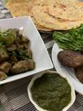 Mutton kaleji kache qeeme ke kabab paratha