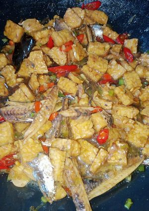 Foto resep Tumis tempe ikan asin serai