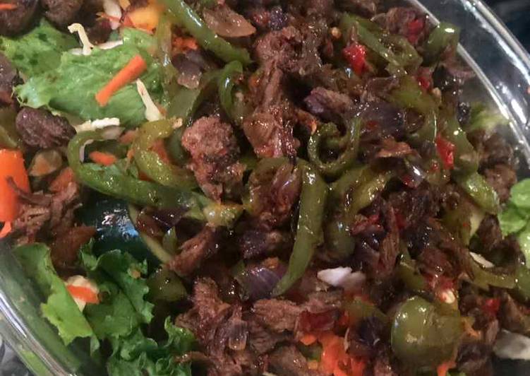 Simple Way to Prepare Homemade Beef salad