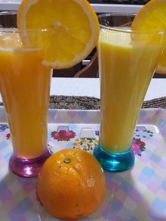 عکسی از دستور آب پرتقال طبیعی