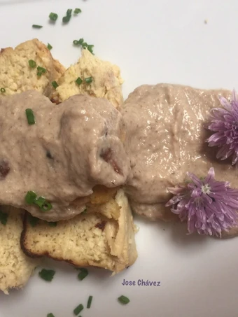 Cómo Preparar Pastel de Puerros y Atún con Salsa de Champiñones  que Muy delicioso