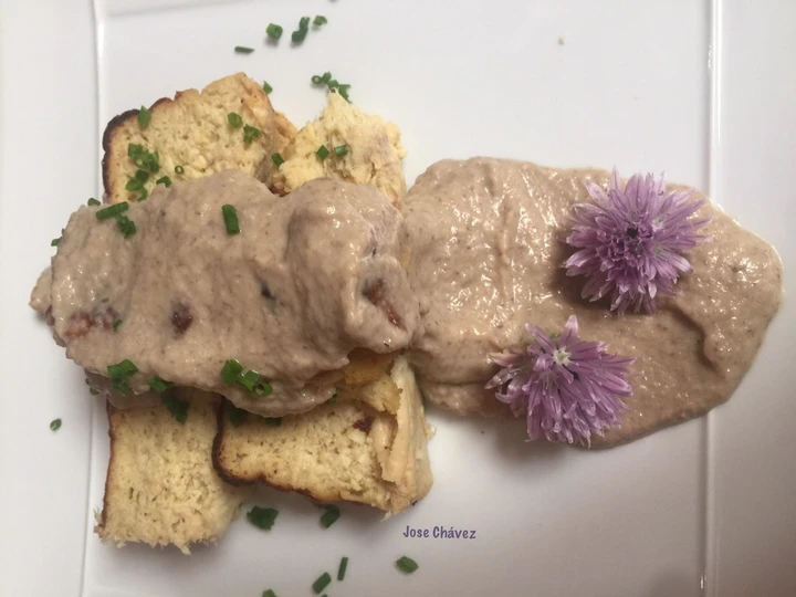 Cómo Preparar Pastel de Puerros y Atún con Salsa de Champiñones  que Muy delicioso