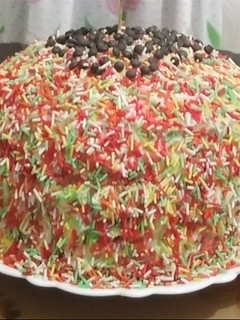 عکسی از دستور کیک تولد