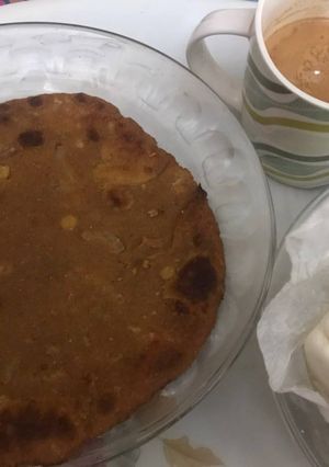 A picture of Besan wali roti or chane ki daal ki roti.