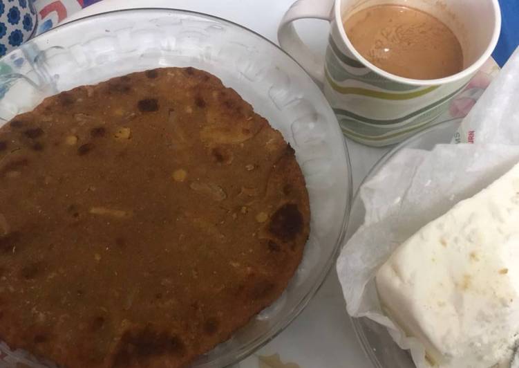 Simple Way to Make Quick Besan wali roti or chane ki daal ki roti