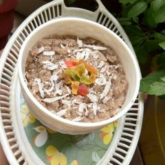 A picture of Creamy Jowar Flour Halwa.