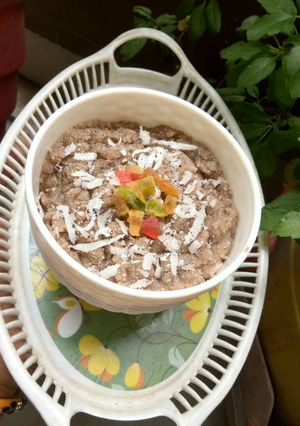 A picture of Creamy Jowar Flour Halwa.