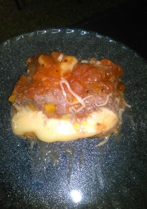 Una foto de Carne rellena con queso