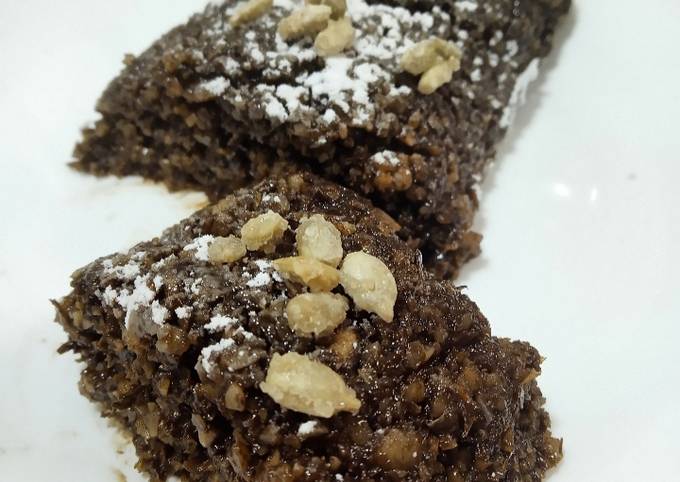 Postre crudivegano sin gluten: choco, algarroba, pasas y girasol Receta de  Cynthia (Peti)- Cookpad