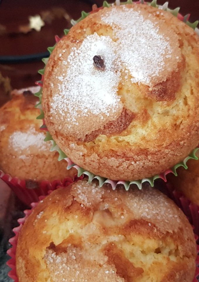 Una foto de Magdalenas de Naranja con Chocolate Blanco