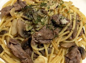 Foto resep Wagyu Aglio Olio with Mushroom and Truffle Oil