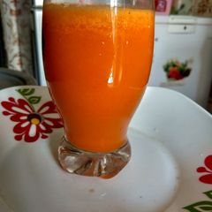 Carrot juice A picture of Carrot juice.